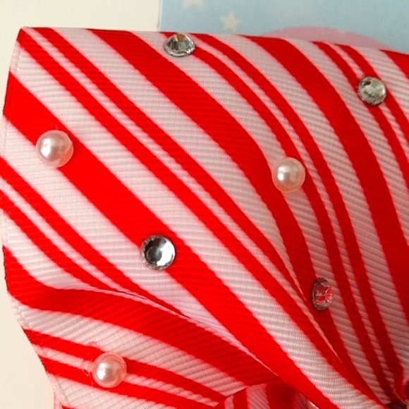 JoJo Siwa Accessories Jojo Siwa Christmas Candy Cane Stripe Hair